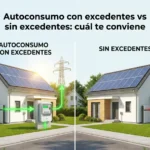 autoconsumo con excedentes o sin excedentes