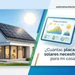 cuántas placas solares necesito para mi casa